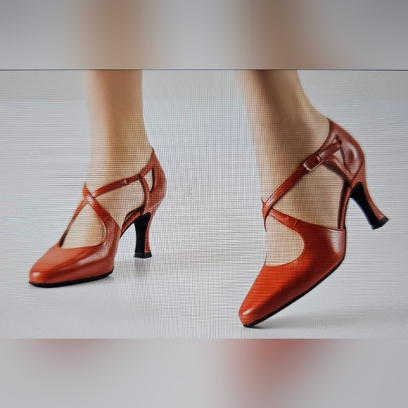 Werner Kern Ines Red Dancing Shoes UK size 4 - Picture 10 of 12